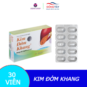 Viên nang Kim Đởm Khang - hỗ trợ điều trị sỏi mật, hộp 30 viên