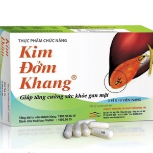 Viên nang Kim Đởm Khang - hỗ trợ điều trị sỏi mật, hộp 30 viên