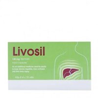 Viên nang Livosil 140mg điều trị viêm gan, xơ gan (8 vỉ x 15 viên)