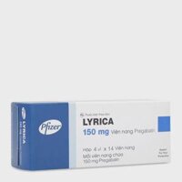 Viên nang Lyrica 150mg điều trị đau thần kinh và rối loạn lo âu (4 vỉ x 14 viên)