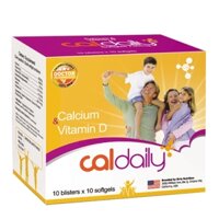 Viên nang mềm Bổ sung Canxi Cal Daily (100 viên)
