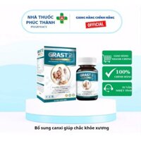 Viên nang mềm Grast 2 - Bổ sung canxi giúp chắc khỏe xương (HỘP 30 VIÊN)