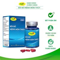Viên Nang Mệnh Môn Thủy PQA Giúp Bồi Bổ Thận Âm, Tăng Cường Sức Khỏe Hộp 30 Viên