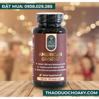 Viên nang Nhân sâm Hoa Kỳ Shasta Herbs lọ 60 viên nang