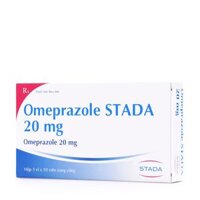 Viên nang Omeprazole STADA 20 mg điều trị loét dạ dày, tá tràng, viêm thực quản (3 vỉ x 10 viên)
