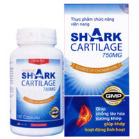 Viên nang SHARK CARTILAGE 750 mg hỗ trợ giảm các chứng đau do viêm khớp