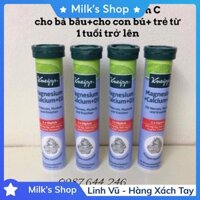 Viên nang sủi bọt Kneipp Magnesium + Canxi + D3