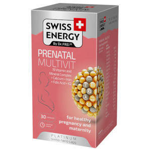 Viên nang tăng cường sức khỏe cho phụ nữ mang thai và cho con bú - Swiss Energy Prenatal Multivit (lọ 30 Viên)