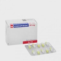 Viên nang Verospiron 50 mg điều trị phù, tăng huyết áp  (3 vỉ x 10 viên)