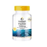 Viên nang Warnke 43009 Fischöl 1000mg, 90 Softgels dầu cá 1000mg, 30% omega-3 fatty acids (EPA and DHA)