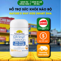 Viên Nature's Way Kids Smart DHA 300mg Triple Strength,DHA Tú Tài,Tăng Cường Sự Phát Triển Trẻ 50v