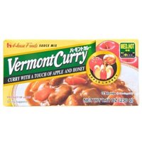 Viên Nấu Cà Ri Vermont Vị Táo Và Mật Ong Cay Vừa {House Foods} 230G