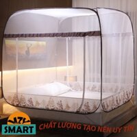 [Viền nâu] MÀN CHỤP CHỐNG MUỖI ĐỈNH RỘNG CHÂN VIỀN 1M6, 1M8, 2M2 x 2M, MÀN BUNG CHÂN VIỀN