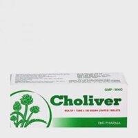 Viên nén bao đường Choliver điều trị rối loạn đường mật,viêm gan (chai 100 viên)