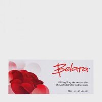 Viên nén Belara 0,03mg/2mg thuốc tránh thai hàng ngày (1 vỉ x 21 viên)