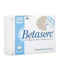 Viên nén Betaserc 24mg điều trị chóng mặt, rối loạn tiền đình (5 vỉ x 10 viên)