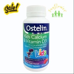 Viên nén bổ sung Canxi & Vitamin D3 cho trẻ Ostelin Kids 90 viên