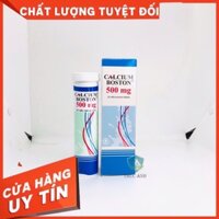 Viên nén Calcium Boston 500mg dạng nén tuýp 20 viên sủi bọt