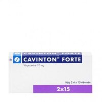 Viên nén Cavinton Forte 10mg Gedeon điều trị rối loạn tuần hoàn não, giảm thính lực (2 vỉ x 15 viên)