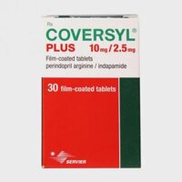 Viên nén Coversyl Plus 10mg/2.5mg điều trị tăng huyết áp (hộp 30 viên)