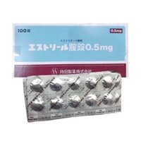 Viên nén đặt âm đạo Estoril 0.5mg Nhật Bản (100 Viên)