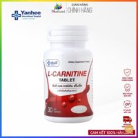 Viên nén giảm cân thảo ḋược BV Yaņhee L-Carnitine 500mg Thái Lan