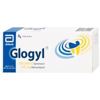 Viên nén Glogyl Glomed điều trị nhiễm khuẩn răng miệng cấp tính, mạn tính (2 vỉ x 10 viên)