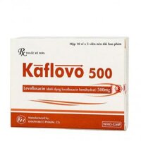 Viên nén Kaflovo 500mg điều trị nhiễm khuẩn (10 vỉ x 5 viên)