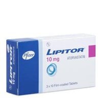 Viên nén Lipitor 10mg điều trị tăng cholesterol máu, giảm mỡ máu (3 vỉ x 10 viên)