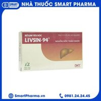Viên nén Livsin-94 Hà Tây điều trị viêm gan cấp và mãn tính, suy gan (2 vỉ x 20 viên)