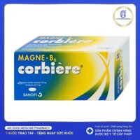Viên nén Magne-B6 Corbière Sanofi điều trị thiếu magnesi riêng biệt hay kết hợp (5 vỉ x 10 viên)