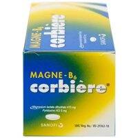 Viên nén Magne-B6 Corbiere Sanofi điều trị thiếu magnesi riêng biệt hay kết hợp (5 vỉ x 10 viên)