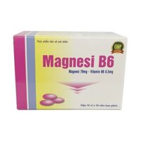Viên nén MAGNESI B6 bổ sung magnesi và vitamin B6 cho cơ thể