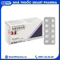 Viên nén Medexa 4mg chống viêm, giảm viêm khớp dạng thấp (10 vỉ x 10 viên)