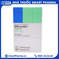 Viên nén Micardis 40mg điều trị tăng huyết áp vô căn (3 vỉ x 10 viên)