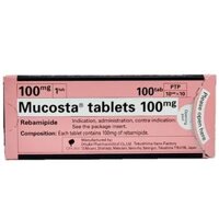 Viên nén Mucosta tablets 100mg Otsuka điều trị loét dạ dày (10 vỉ x 10 viên)
