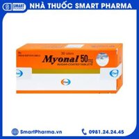 Viên nén Myonal 50mg Eisai cải thiện tăng trương lực cơ và điều trị liệt cứng (3 vỉ x 10 viên)