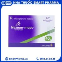 Viên nén Nexium Mups 40mg điều trị trào ngược dạ dày – thực quản, loét dạ dày (2 vỉ x 7 viên)