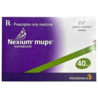Viên nén Nexium Mups 40mg AstraZeneca điều trị trào ngược dạ dày – thực quản, loét dạ dày (2 vỉ x 7 viên)