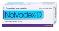 Viên nén Nolvadex-D(Tamoxifen) AstraZeneca điều trị ung thư vú (3 vỉ x 10 viên)