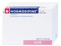 Viên nén Normodipine 5mg (Amlodipine) Gedeon – Điều trị tăng huyết áp, đau thắt ngực ổn định (3 vỉ x 10 viên)