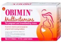 Viên nén Obimin Multivitamins United bổ sung vitamin và khoáng chất