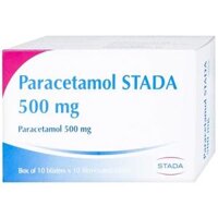 Viên nén Paracetamol Stada 500mg điều trị các cơn đau đầu, đau thần kinh, đau răng