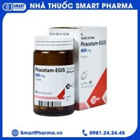 Viên nén Piracetam – Egis 800mg điều trị các triệu chứng của hội chứng tâm thần thực thể (30 viên)