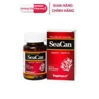 Viên nén Seacan Traphaco bổ sung Canxi, Vitamin K2 và Vitamin D3 (60 viên)