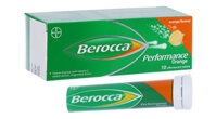 Viên nén sủi bọt Berocca Performance trị thiếu hụt vitamin B, C tuýp 10 viên