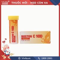 Viên nén sủi bọt Boston C 1000 | Tuýp 10 viên