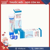 Viên nén sủi bọt trị loãng xương, nhuyễn xương Calcium Boston 500mg | Tuýp 20 viên