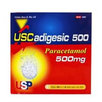 Viên nén sủi bọt Uscadigesic 500mg hạ sốt, giảm đau (10 vỉ x 4 viên)