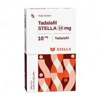 Viên nén Tadalafil 10mg Stella điều trị rối loạn cương dương (1 vỉ x 2 viên)